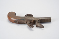 Archived Images\I_numbers\I501-I1000\I981.05.jpg; I981; pocket pistol by Henry Nock; pistol, pocket, flintlock